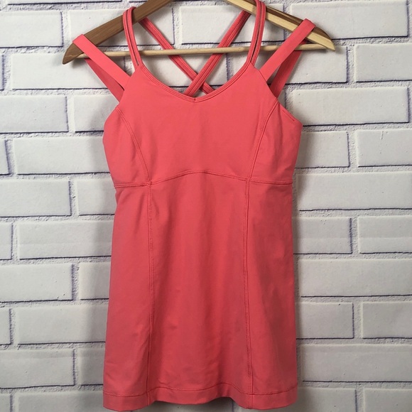 Lululemon Happy Strappy Tank Sz 6 - Picture 1 of 4